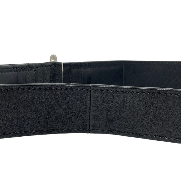 Giuseppe Zanotti Designer Crystal Encrusted Calfskin Leather Belt Size 100cm - Picture 5 of 12